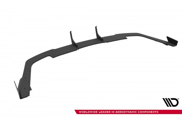 Street Pro Heckschürze +Flaps für Audi A5 F5 Facelift schwarz Hochglanz