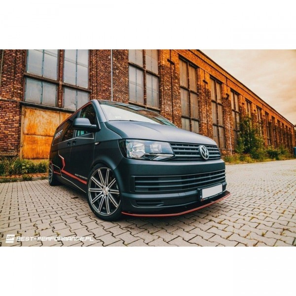 VOLKSWAGEN T6 Front Ansatz für v.1 schwarz Hochglanz