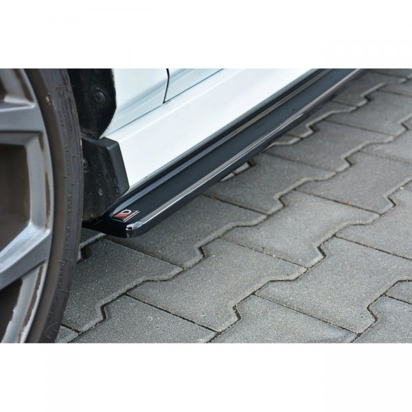 Seitenschweller Ansatz für V.1 für Ford Fiesta Mk8 ST / ST-Line schwarz Hochglanz