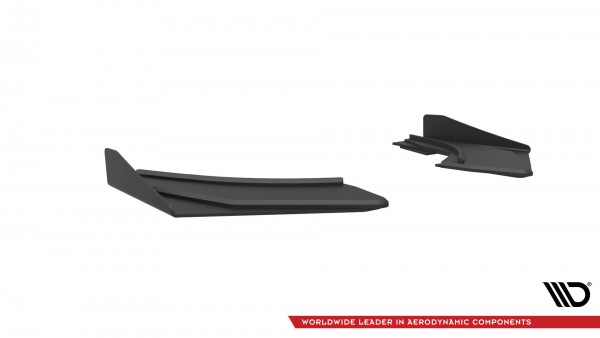 Street Pro Heck Ansatz Flaps Diffusor +Flaps für Audi S3 Limousine 8V schwarz Hochglanz