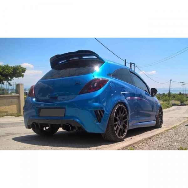 Spoiler CAP für OPEL CORSA D OPC / VXR schwarz Hochglanz