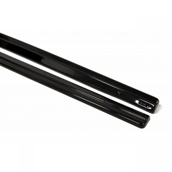 Seitenschweller Ansatz für VW POLO MK5 GTI Facelift schwarz Hochglanz