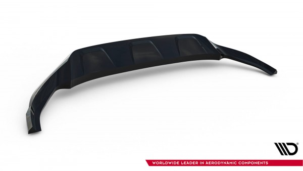 Front Ansatz für Audi Q8 Mk1 schwarz Hochglanz