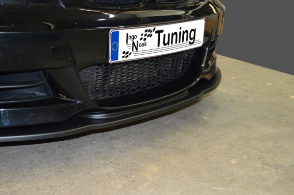 CUP Frontspoilerlippe aus ABS gefertigt hochglanz schwarz BMW 1er E82//88 Bj.: 2007-2013 Coupe + Cab