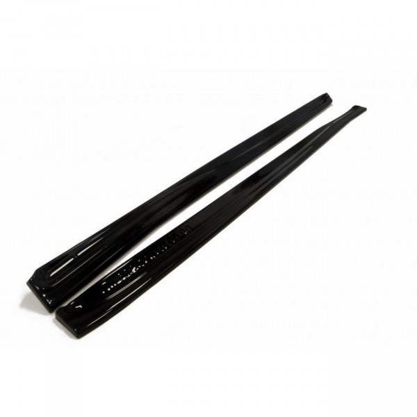 Seitenschweller Ansatz für OPEL CORSA D OPC / VXR schwarz Hochglanz