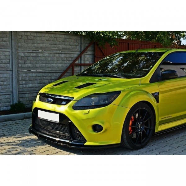 Front Ansatz V.1 für Ford Focus RS Mk2 schwarz Hochglanz