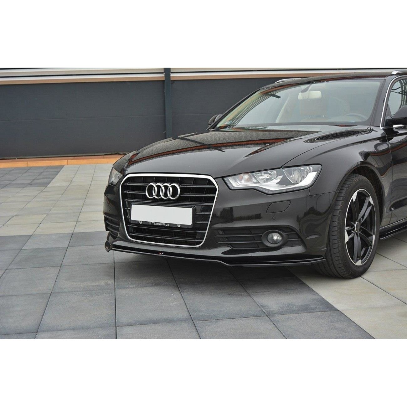 Front Ansatz passend für V,1 Audi A6 C7 schwarz Hochglanz günstig im  Online-Shop von MM-Concetps kaufen