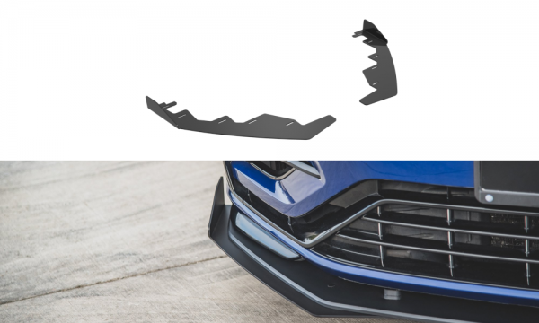 Flaps Volkswagen Golf 7 R / R-Line Facelift schwarz Hochglanz