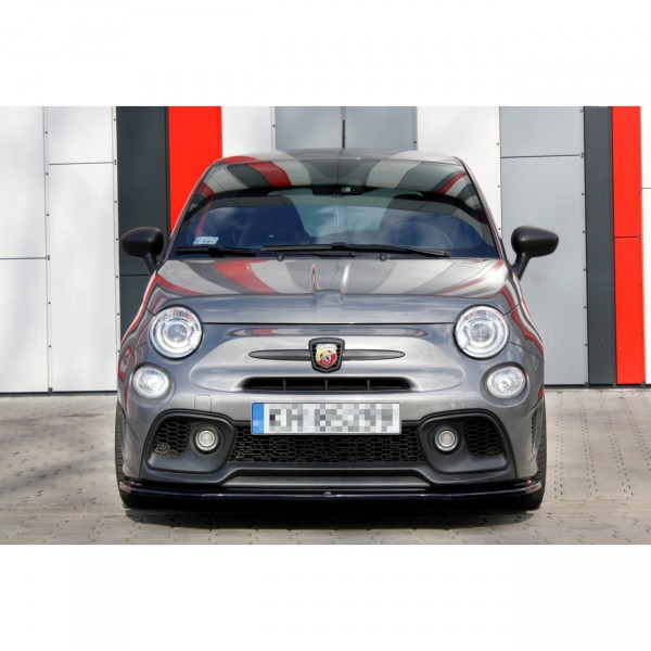 Front Ansatz für FIAT 500 ABARTH MK1 FACELIFT schwarz Hochglanz
