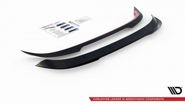 Spoiler CAP V.1 für Volkswagen Golf 8 R-Performance / GTI Clubsport schwarz Hochglanz