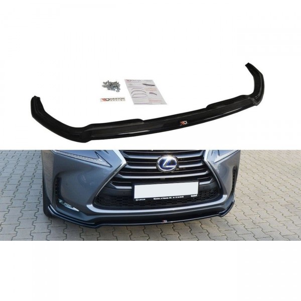 Front Ansatz V.1 für Lexus NX Mk1 schwarz Hochglanz