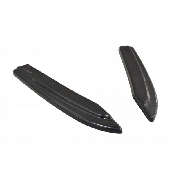 Heck Ansatz Flaps Diffusor für Audi S8 D4 FL schwarz Hochglanz