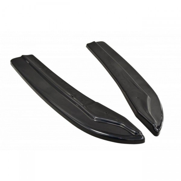 Heck Ansatz Flaps Diffusor für Mercedes-Benz C Limousine / Kombi AMG-Line W204 / S204 schwarz Hochgl