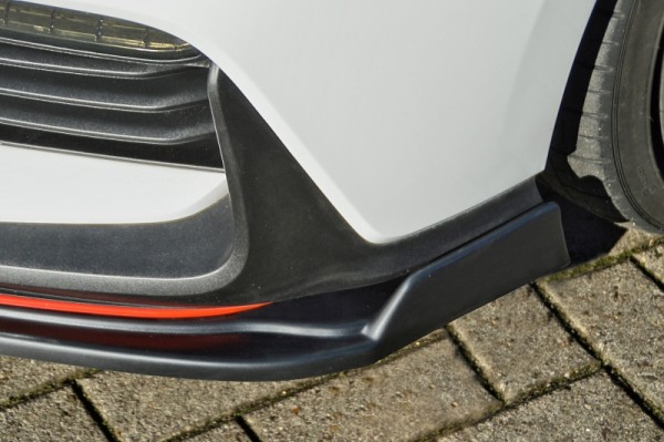CUP Frontspoilerlippe aus ABS, mit Flaps hochglanz schwarz Hyundai i30N + N-Performance ( PDE) ab Bj