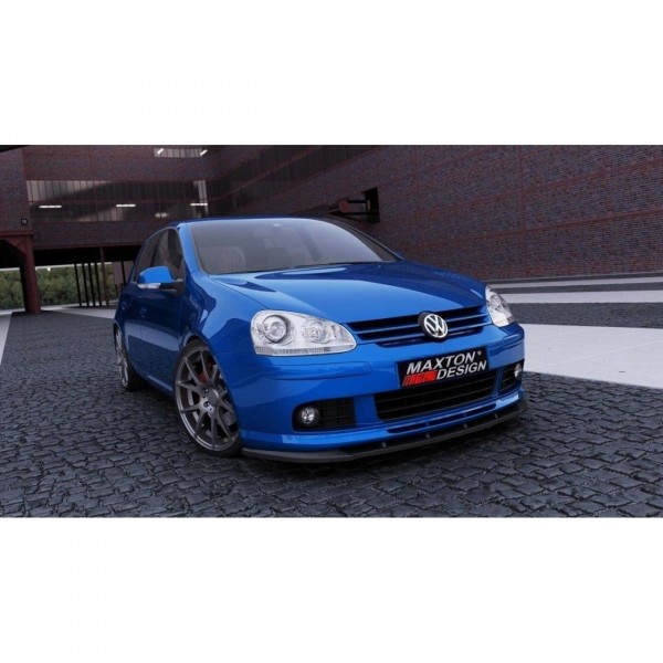 Front Ansatz passend für VW GOLF 5 (FÜR VOTEX Frontschürze passend für ) Carbon Look