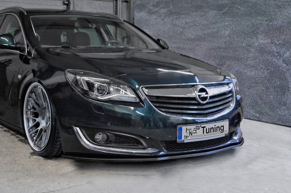 CUP Frontspoilerlippe aus ABS hochglanz schwarz Opel Insignia ab Bj.: 2013- passend für Modelle mit
