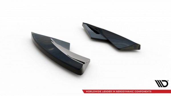 Heck Ansatz Flaps Diffusor V.2 für Opel Astra GTC OPC-Line J schwarz Hochglanz