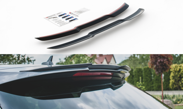 Spoiler CAP für Audi S6 / A6 S-Line C7 Avant schwarz Hochglanz