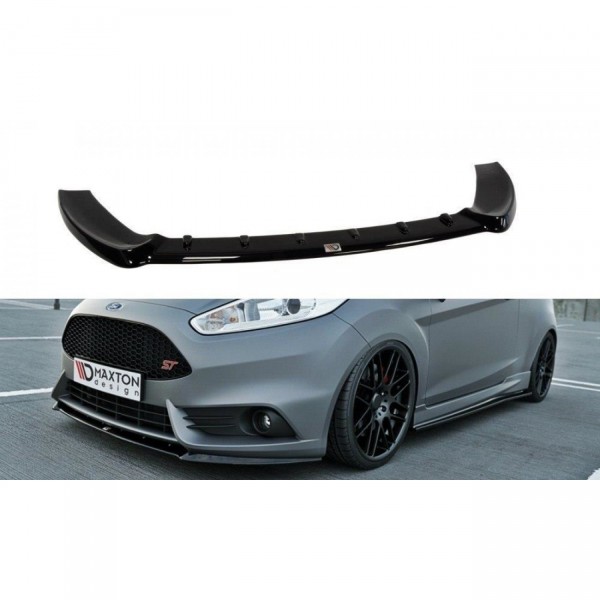 Front Ansatz für (Cupra) Ford Fiesta ST Mk7 FL schwarz Hochglanz