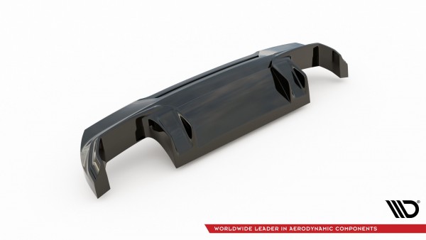Diffusor Heck Ansatz V.2 für BMW 1er F40 M-Paket/ M135i schwarz Hochglanz