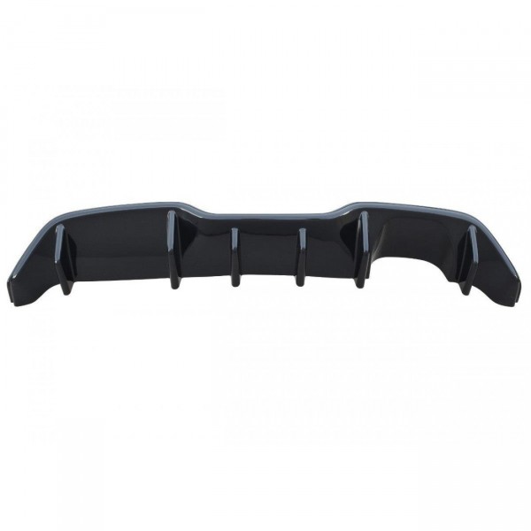 Diffusor Heck Ansatz für Ford Fiesta ST Mk7 FL schwarz Hochglanz