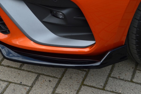 Cup Frontspoilerlippe aus ABS hochglanz schwarz Renault Clio 5, R.S.-Line ab Bj.: 2019- Passend für