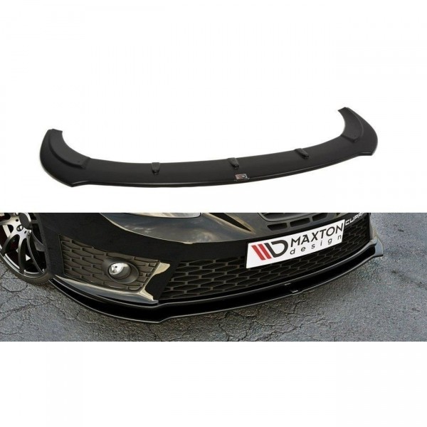 Front Ansatz V.1 für SEAT LEON MK2 CUPRA FR Facelift schwarz Hochglanz