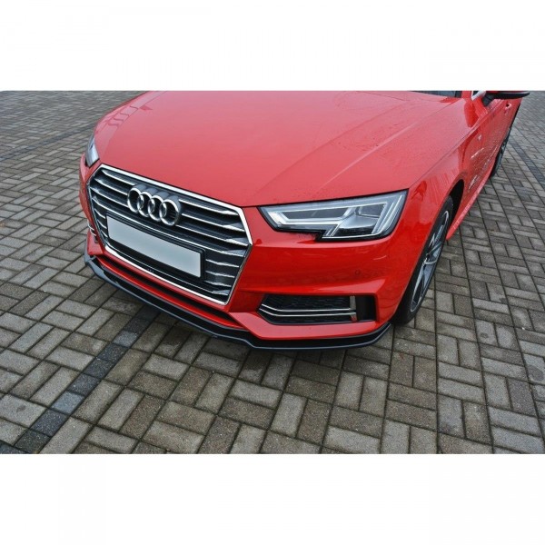 Front Ansatz passend für V.1 Audi A4 B9 S-Line Carbon Look