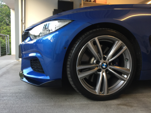 CUP Spoilerlippe für BMW 4er M4 F32 F33 F36 Spoiler Schwert M Paket Tech NEU 435