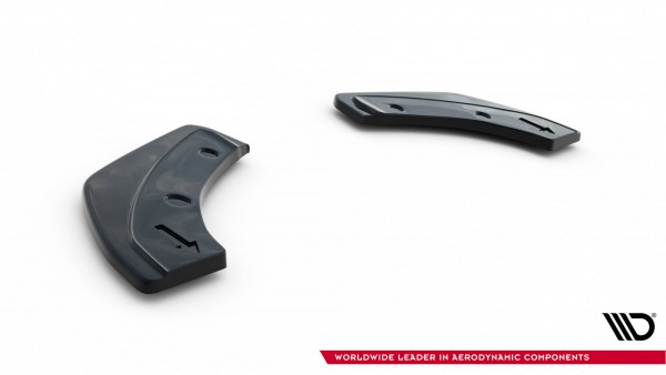 Heck Ansatz Flaps Diffusor für Peugeot RCZ Mk1 / Mk1 Facelift schwarz Hochglanz