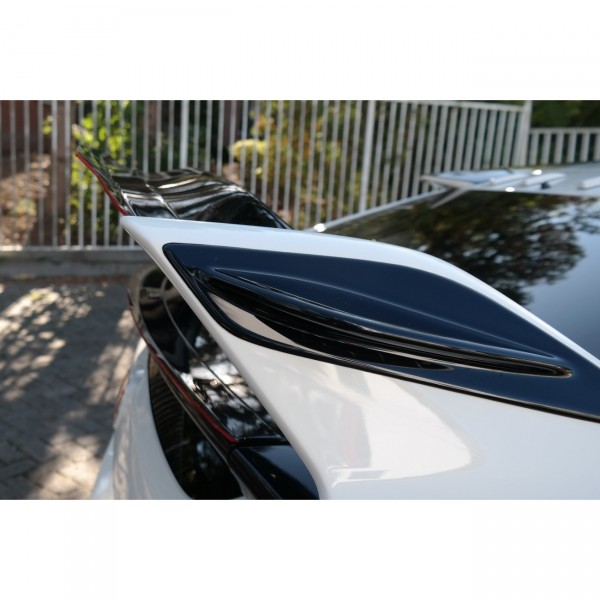 OBERER Spoiler CAP V.2 für HONDA CIVIC X TYPE R schwarz Hochglanz