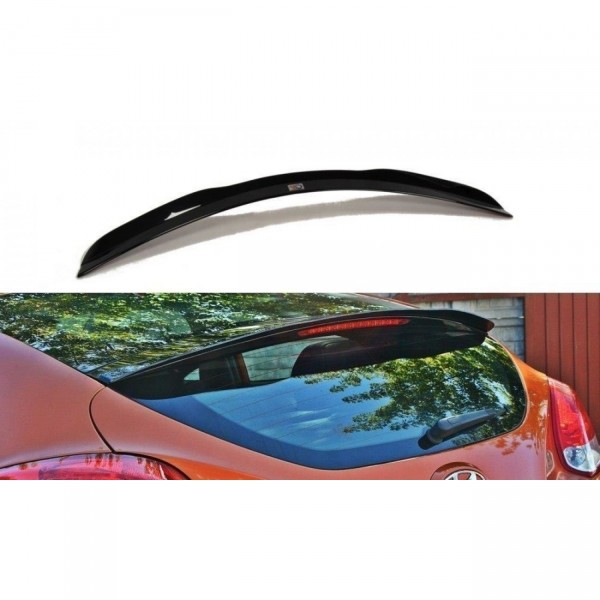 Spoiler CAP für Hyundai Veloster schwarz Hochglanz