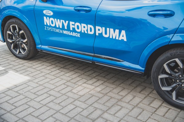 Seitenschweller Ansatz für Ford Puma ST / ST-Line / Standard Mk1 schwarz Hochglanz