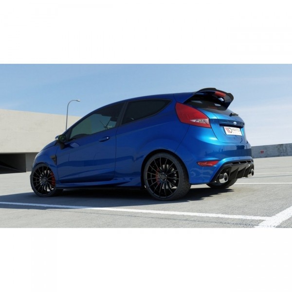 Spoiler CAP für Ford Fiesta ST-Line Mk7 schwarz Hochglanz