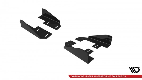Side Flaps für Audi A3 S-Line Limousine / S3 Limousine 8Y Facelift schwarz Hochglanz