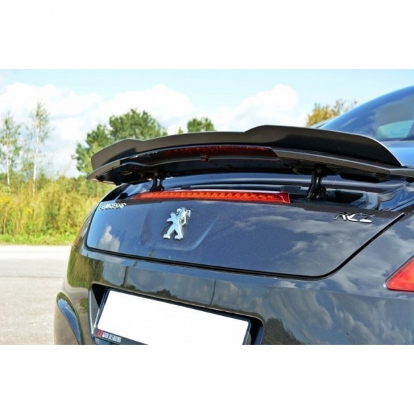 Spoiler CAP für Peugeot RCZ Mk1 / Mk1 Facelift schwarz Hochglanz