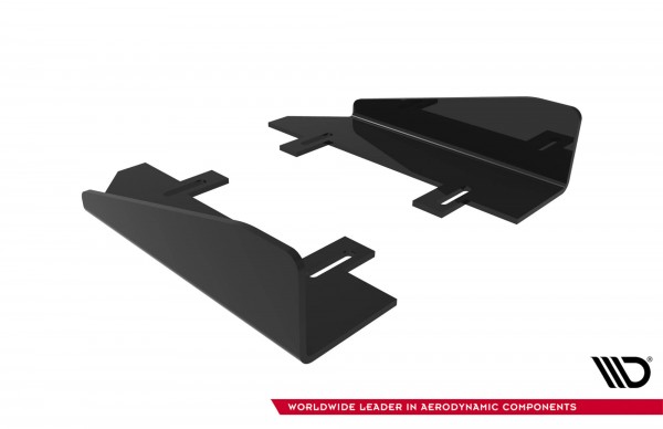 Side Flaps für Audi TT S / TT S-Line 8J Facelift schwarz Hochglanz