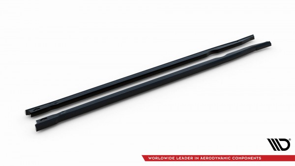 Seitenschweller Ansatz für BMW X1 M-Paket U11 schwarz Hochglanz