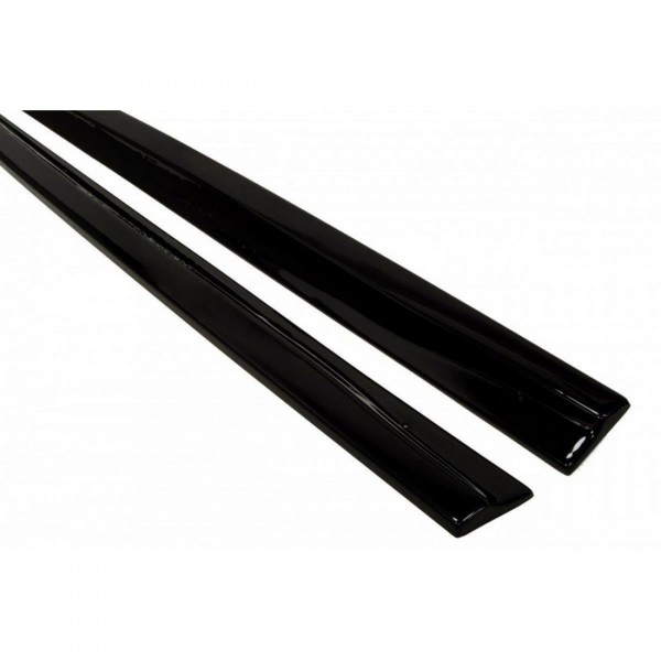 Seitenschweller Ansatz für RENAULT MEGANE 3 RS schwarz Hochglanz