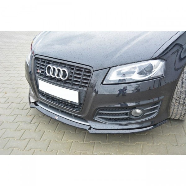 Front Ansatz V.1 für Audi S3 8P FL schwarz Hochglanz