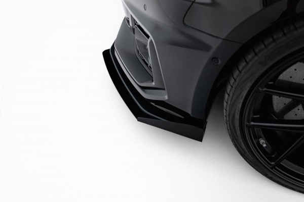 Street Pro Front Ansatz für +Flaps für + Flaps Audi RS5 Coupe / Sportback F5 schwarz Hochglanz