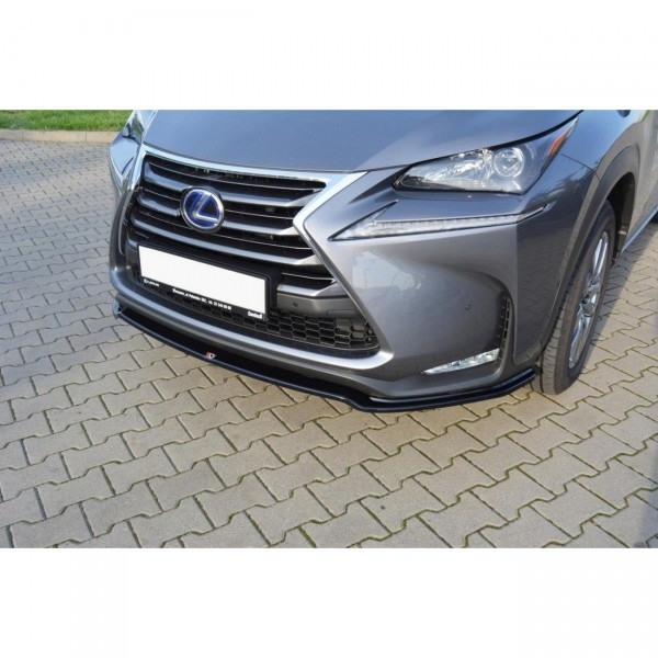 Front Ansatz V.1 für Lexus NX Mk1 schwarz Hochglanz