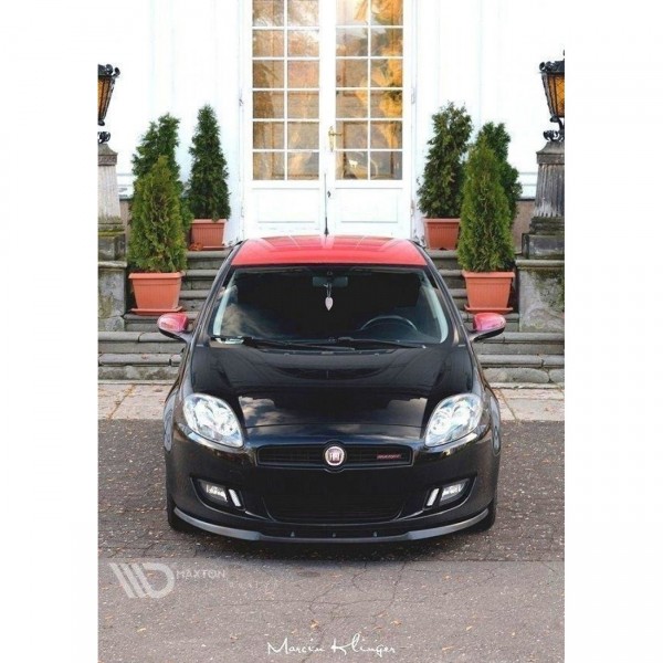 Front Ansatz für FIAT BRAVO II schwarz Hochglanz