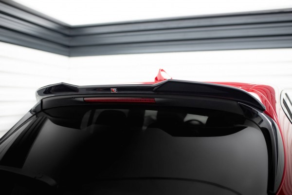 Höher Spoiler CAP für 3D Alfa Romeo Tonale Mk1 schwarz Hochglanz