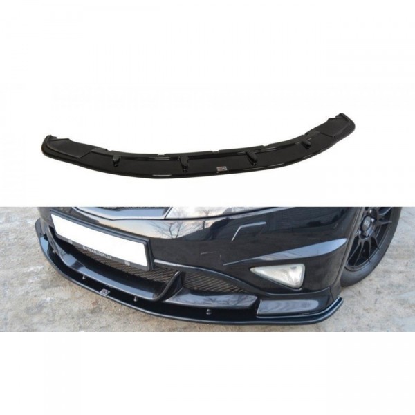 Front Ansatz für HONDA CIVIC VIII TYPE R GP schwarz Hochglanz