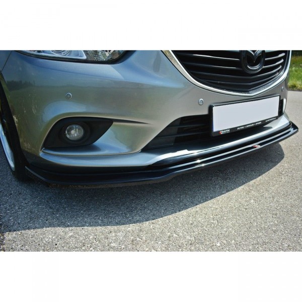 Front Ansatz V.1 für Mazda 6 GJ (Mk3) schwarz Hochglanz