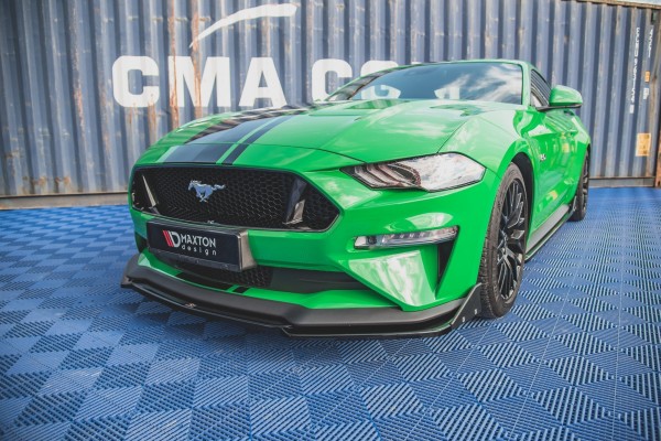 Front Ansatz V.2 +Flaps für Ford Mustang GT Mk6 Facelift