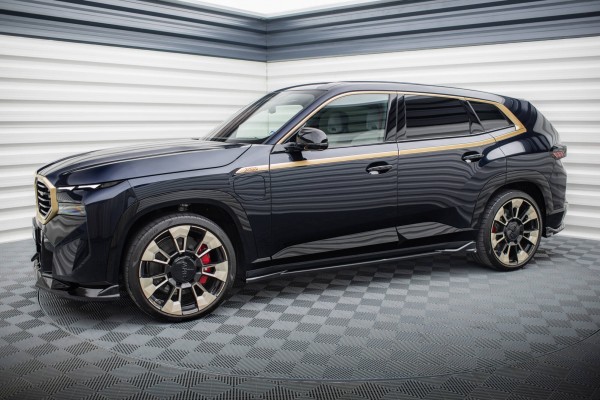 Seitenschweller Ansatz für BMW XM G09 schwarz Hochglanz