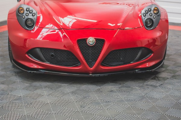 Front Ansatz für Alfa Romeo 4C schwarz Hochglanz