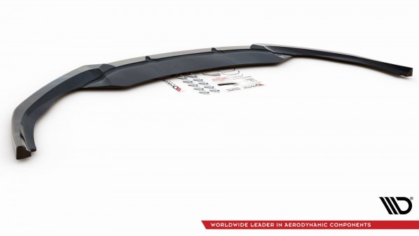 Front Ansatz V.3 für Audi RS6 C7 schwarz Hochglanz